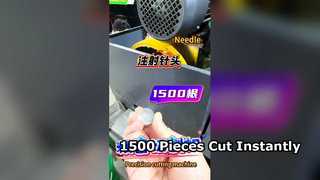 1500 Stücke auf einmal schneiden?