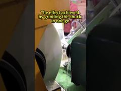 Der Effekt, der durch das Schleifen des Futters in einem Durchgang erzielt wird