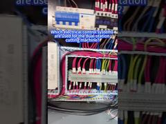 Welche elektrischen Steuerungssysteme werden für die Doppelstationen-Schneidemaschine verwendet?