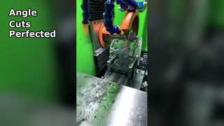 Präzises, winkelfreies Schneiden von Pulverkern-Kreisringen