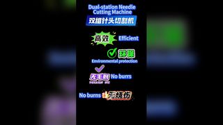 Nadelschneidemaschine mit zwei Stationen