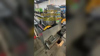 Spritzenschneidemaschine mit zwei Stationen